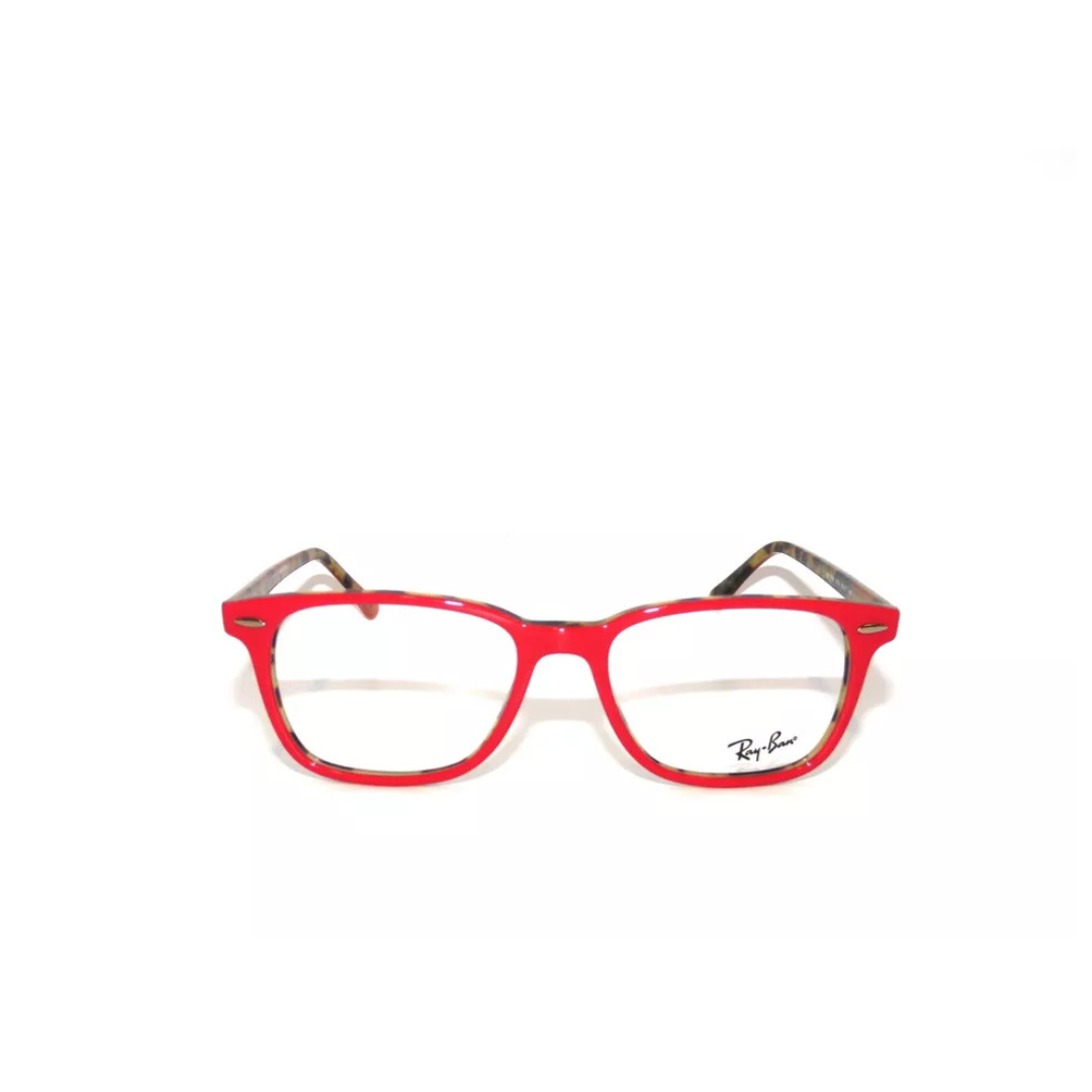 Ray Ban RX7119 5714 53 Top BordeauX Rose On Havana Eyeglasses Rayban 7119
