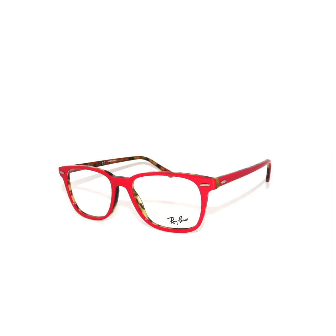 Ray Ban RX7119 5714 53 Top BordeauX Rose On Havana Eyeglasses Rayban 7119