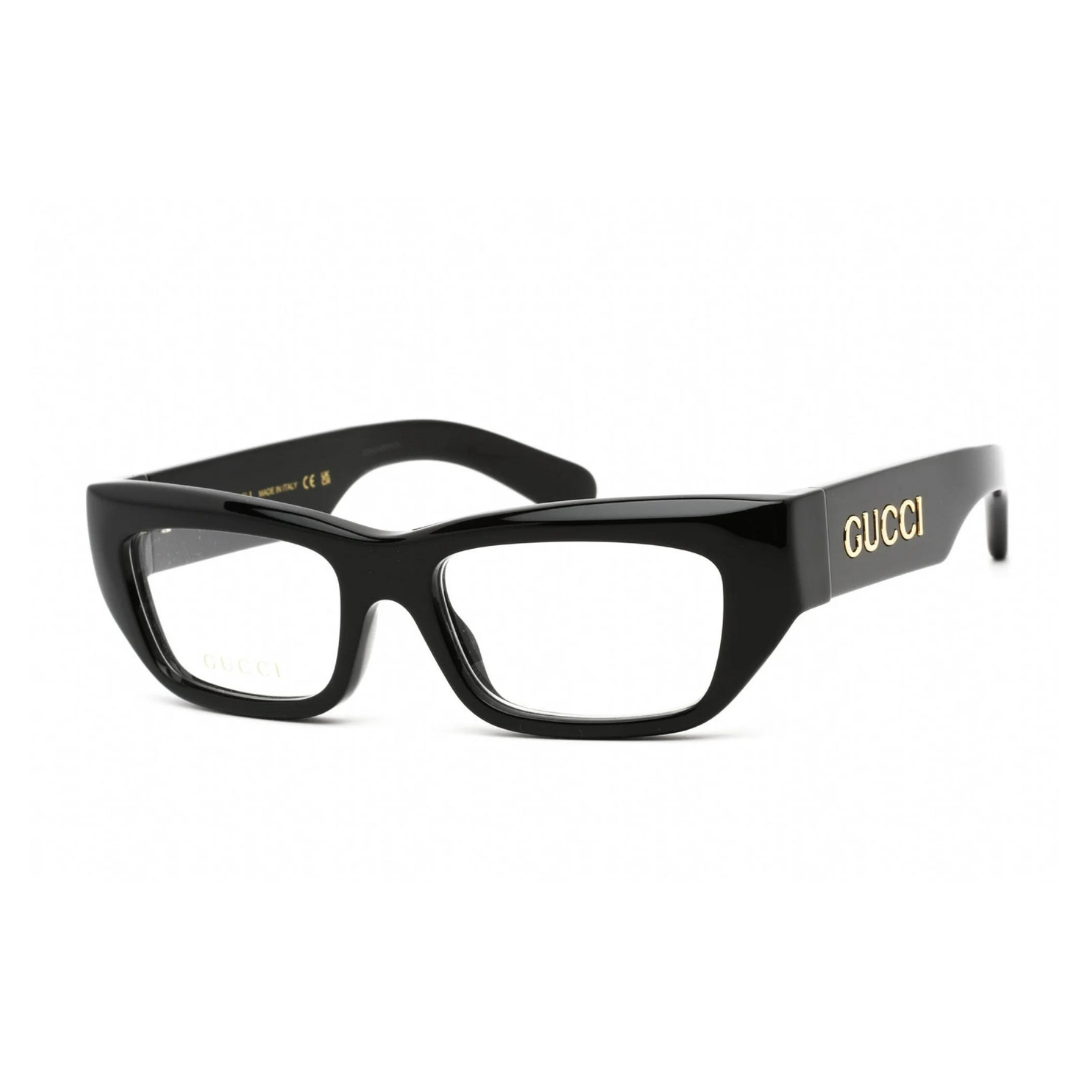 NEW Gucci GG1297O-001 Shiny Black Eyeglasses