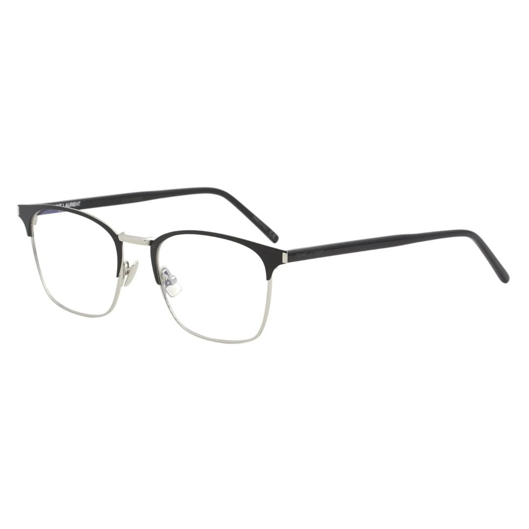 Saint Laurent SL224 002 Eyeglasses Men's Black Full Rim Optical Frame 52mm