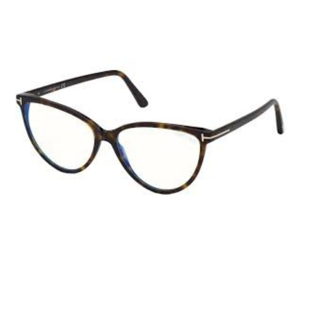 TOM FORD TF 5743-B 052 HAVANA BLACK AUTHENTIC EYEGLASSES 57-15