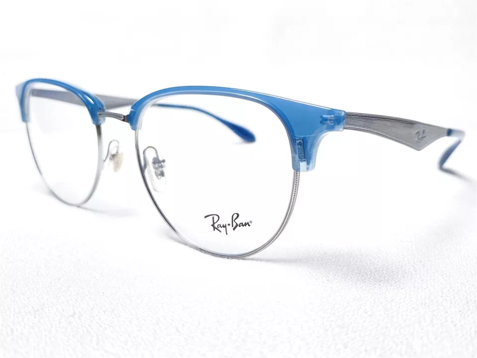 Ray Ban RB6396 2934 Unisex Silver/Black Square Eyeglasses Frames 53/19~145
