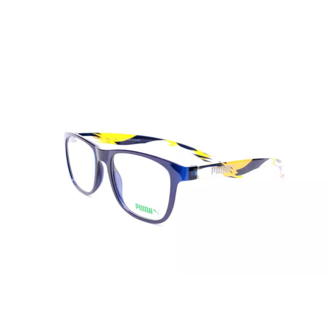 PUMA NEW PU00340 004 EYEGLASSES BLUE SIZE: 52- 18 - 145
