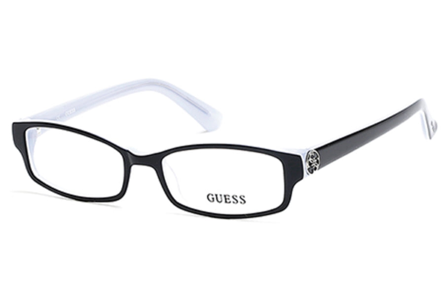 GUESS Eyeglasses GU2526 003 Black/Crystal 52MM