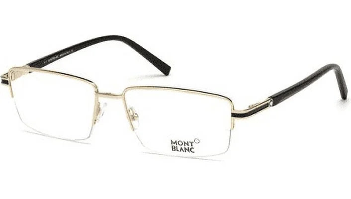 New Authentic Mont Blanc Eyeglasses MB 712 012 Black Gunmetal 56mm Frame MB712