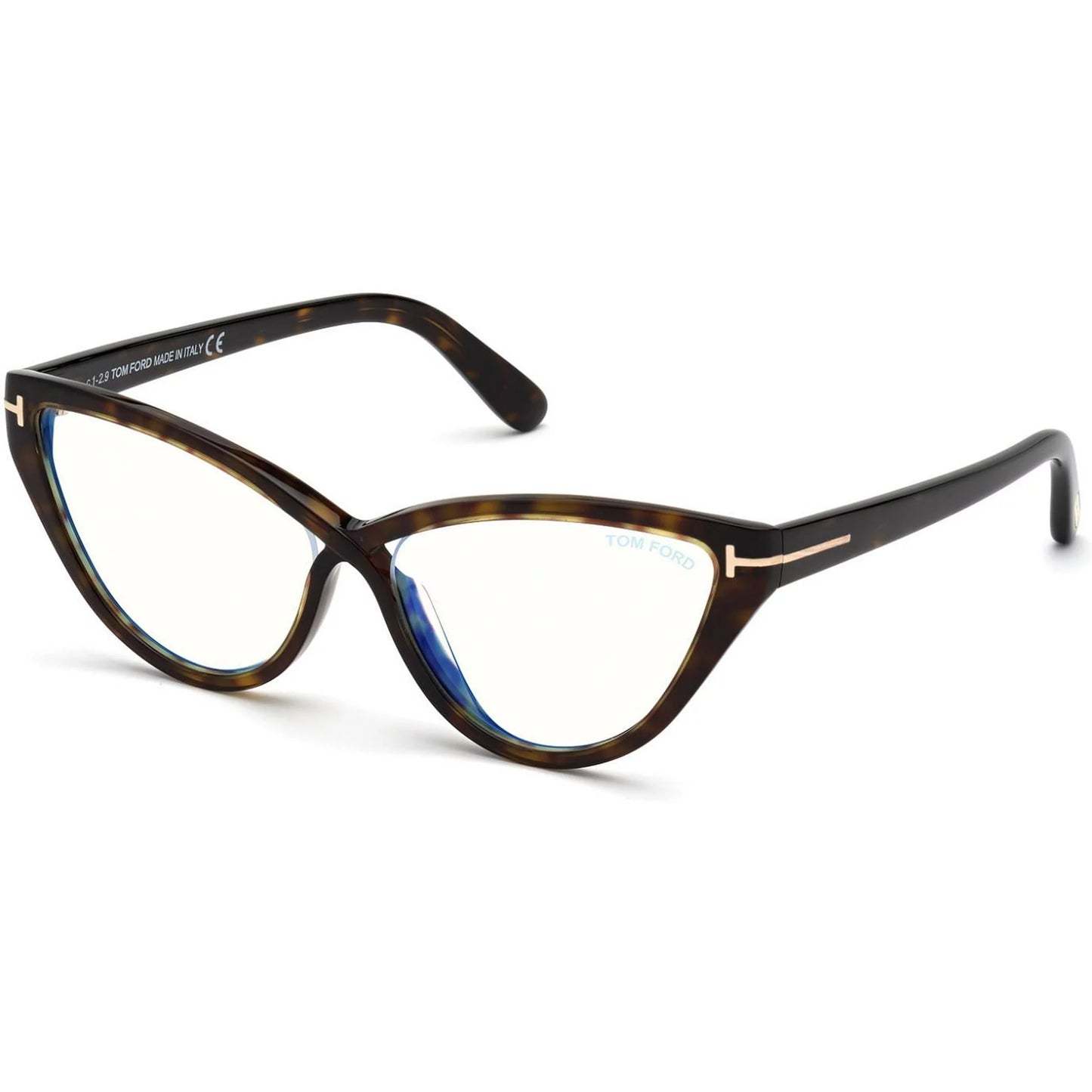 TOM FORD TF 5743-B 052 HAVANA BLACK AUTHENTIC EYEGLASSES 57-15