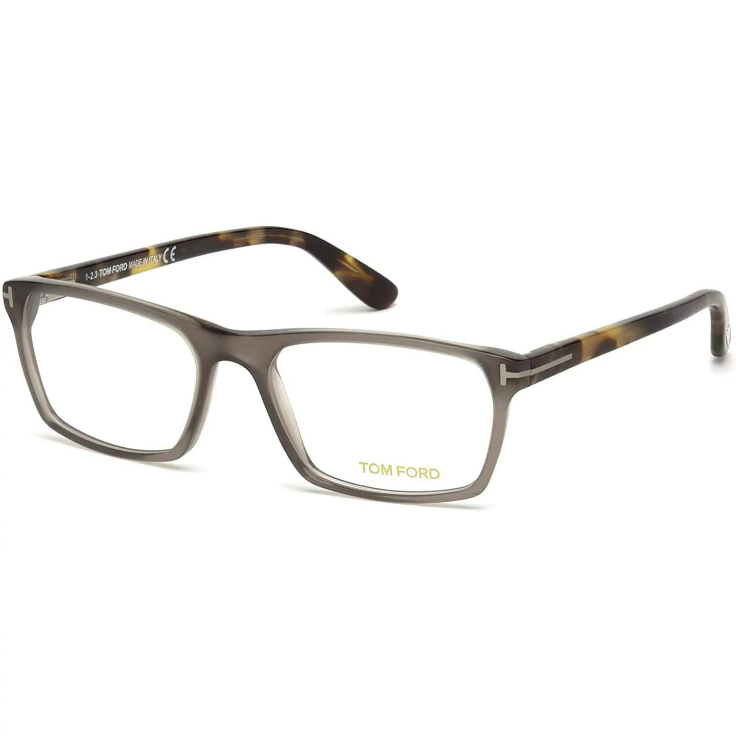 Tom Ford FT 4295 020 Grey Front Havana Temples Eyeglasses