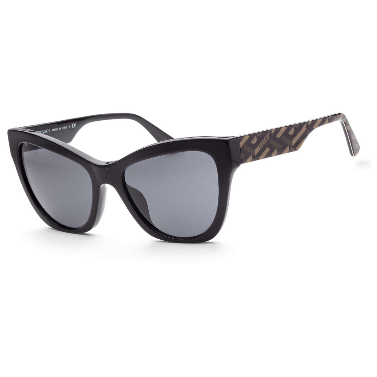 VERSACE Women's Black Cat-Eye Sunglasses on sale 100% UV PROTECTION