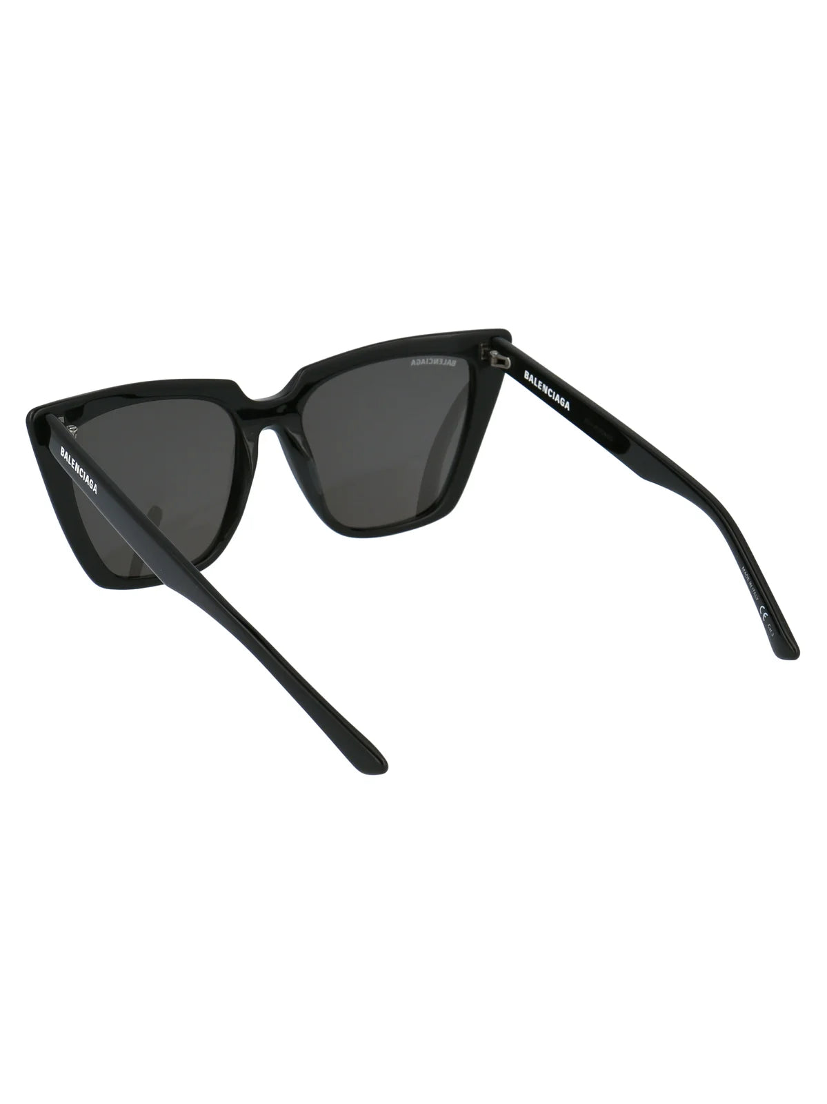 Balenciaga Grey Cat Eye Ladies Sunglasses BB0046S 001 55