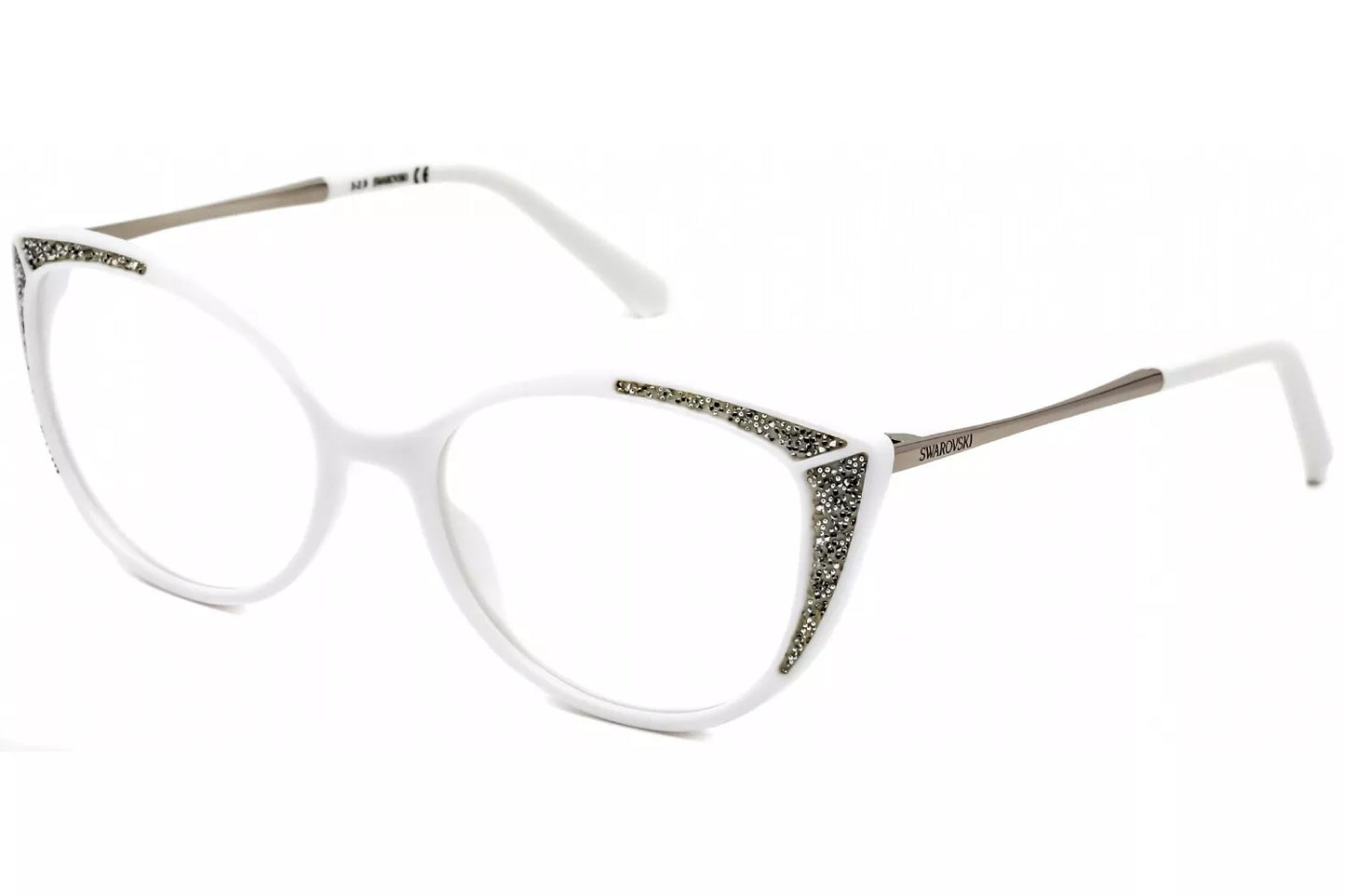 SWAROVSKI SK 5362 021 Eyeglasses White Frame 53mm