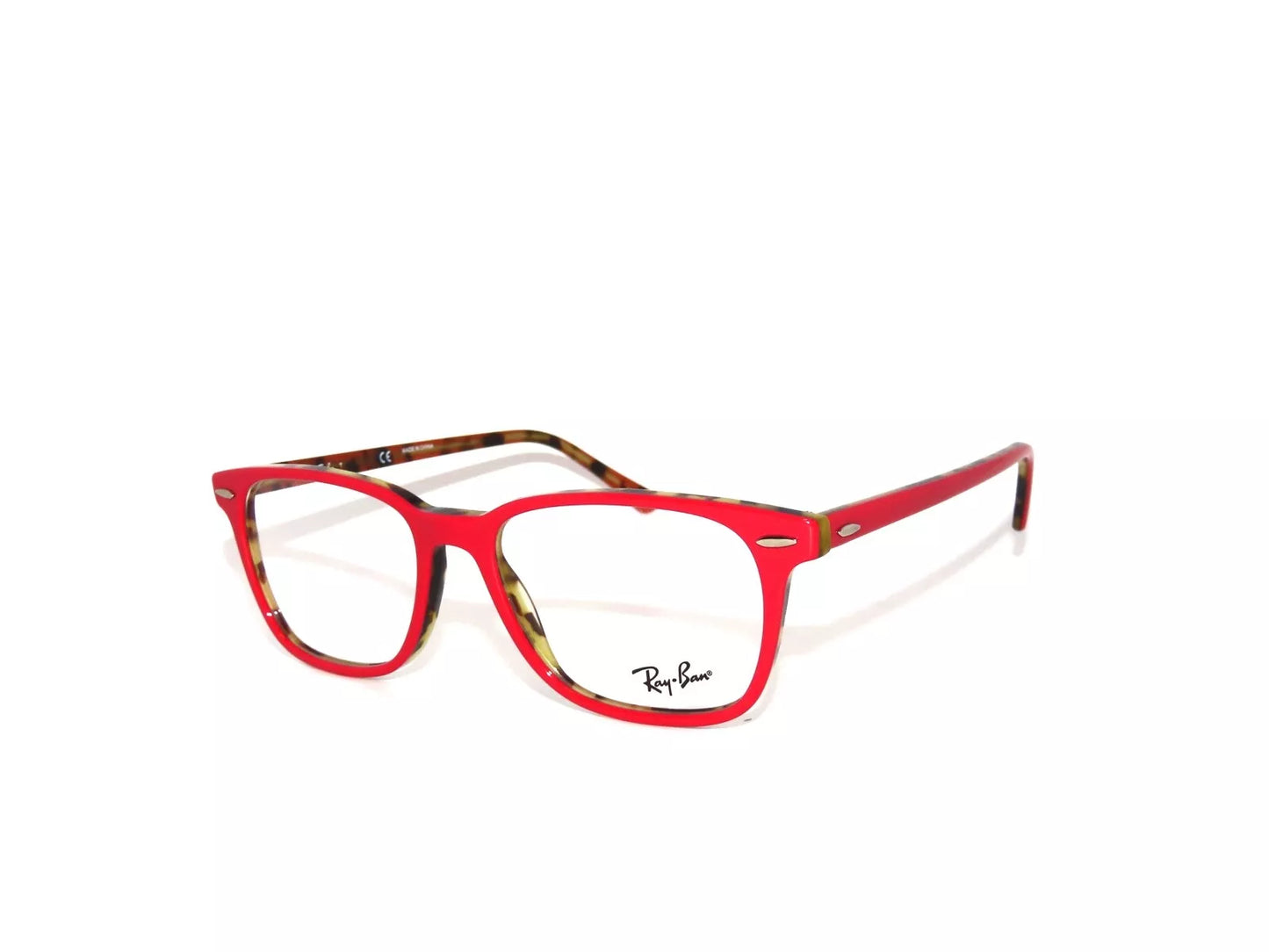 Ray Ban RX7119 5714 53 Top BordeauX Rose On Havana Eyeglasses Rayban 7119