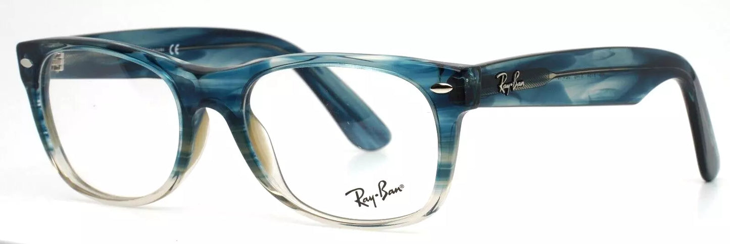 RAY BAN RB5184 8146 Blue Womens Oval Full Rim Eyeglasses 52-18-145 B:38