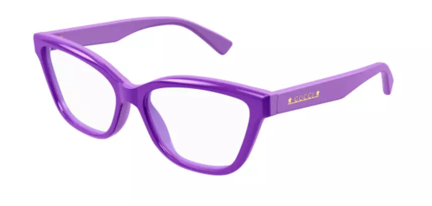 Gucci GG1589O 003 Violet Cat Eye Women's Eyeglasses