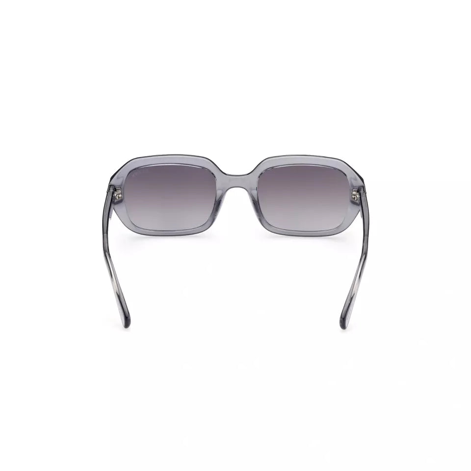Guess GU8244 20B Gray Clear Plastic Rectangular Sunglasses Frame 55-22-145