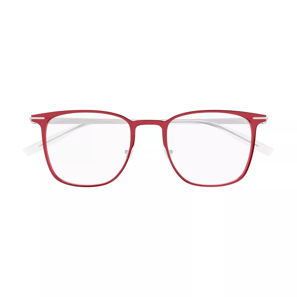 Mont Blanc MB0232o-003 Red Silver TITANIUM Eyeglasses