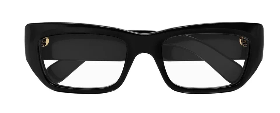 NEW Gucci GG1297O-001 Shiny Black Eyeglasses