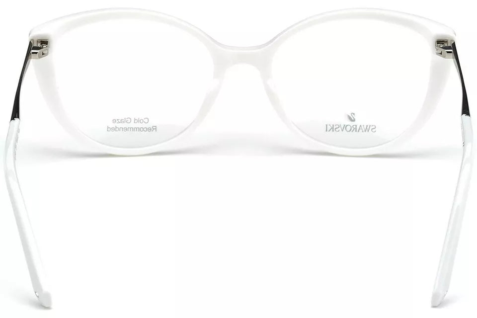 SWAROVSKI SK 5362 021 Eyeglasses White Frame 53mm