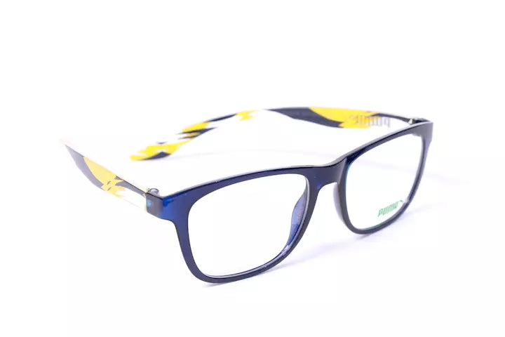 PUMA NEW PU00340 004 EYEGLASSES BLUE SIZE: 52- 18 - 145