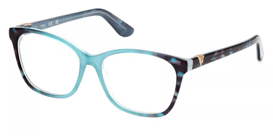 Guess GU2949-N 53mm Rectangle Turquoise/Other Eyeglasses