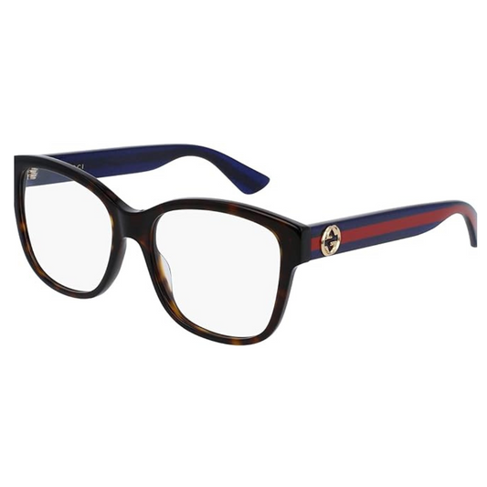 Gucci GG 0038 ON- 003 Havana / Transparent Blue