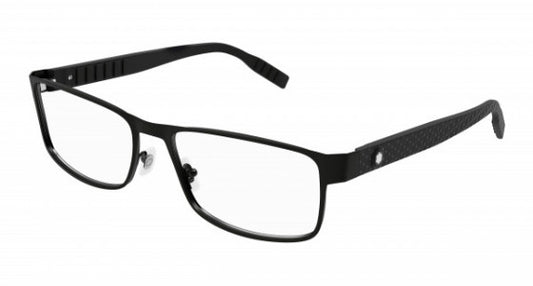 NEW Mont Blanc MB0210o-001 Black Black Eyeglasses